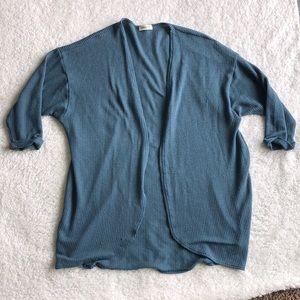 Ginger G Cardigan. Blue. Medium.